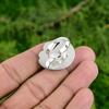 Natural Labradorite Gemstone Promise Flower Adjustable Ring 925 Silver For Girls