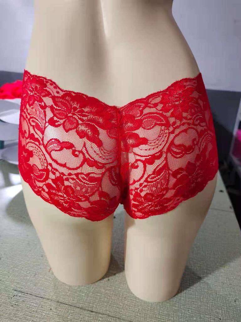 European & American Best-Selling Sexy Lace Hollow-Out Slimming Comfortable Panties