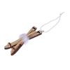 1/12 Dollhouse Miniature Sleigh Sled Ski Poles Pendant Dollhouse Christmas Scene Decoration Dolls House Xmas Accessories