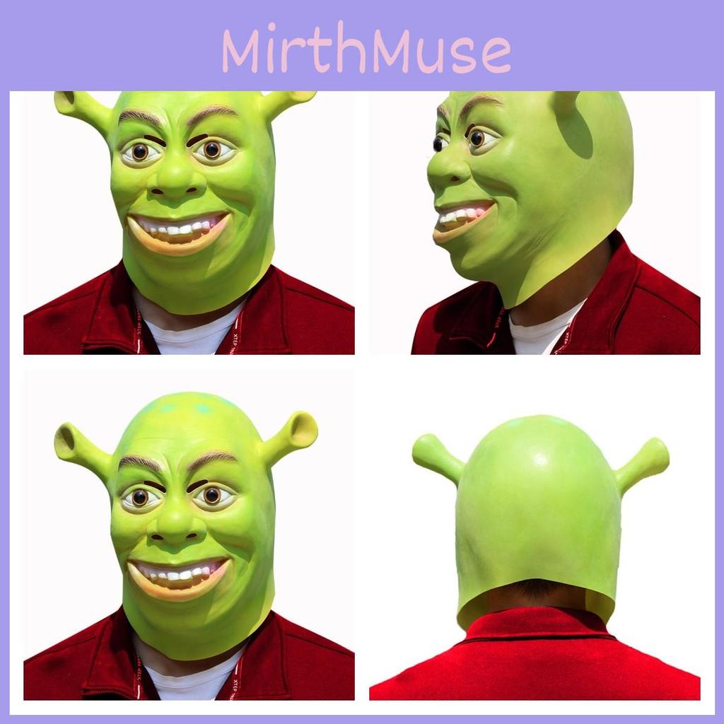 Costume Shrek Mask Mask Cosplay Costume Accessories Halloween Necessities Daily