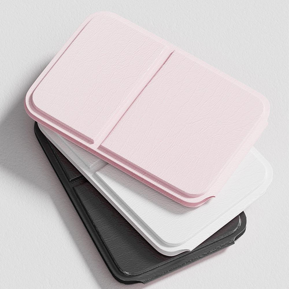 Portable Handheld Makeup Mirror Solid Color Student Vanity Mirror Desktop Decoration