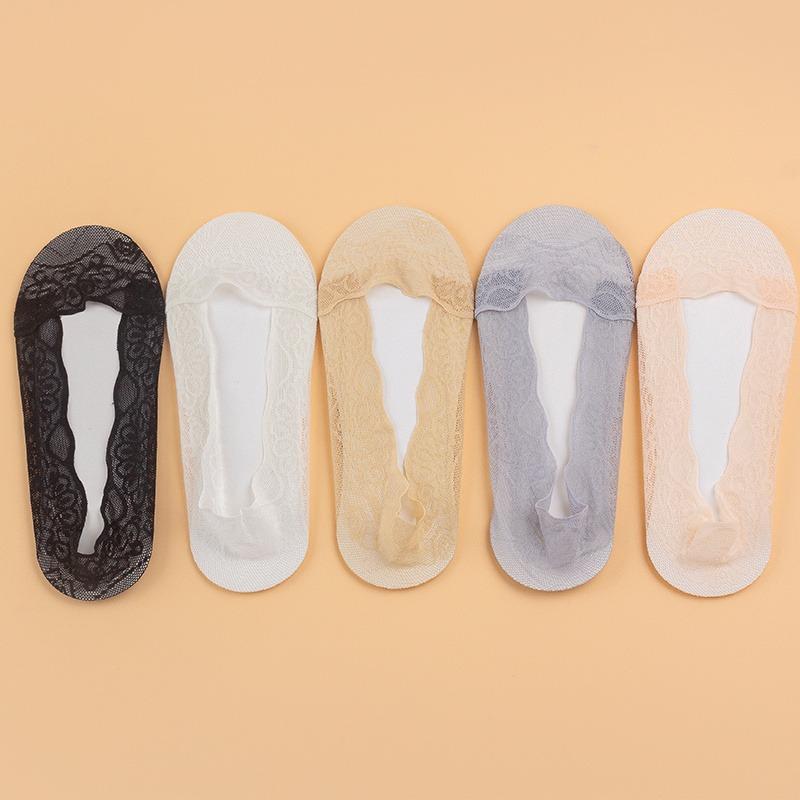 Носки женские тапочки носки невидимые лодочки сетчатые кружевные тонкие короткие нескользящие классные сексуальные дышащие