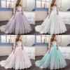 Childrens Princess Dress With Lace Patchwork For Girls