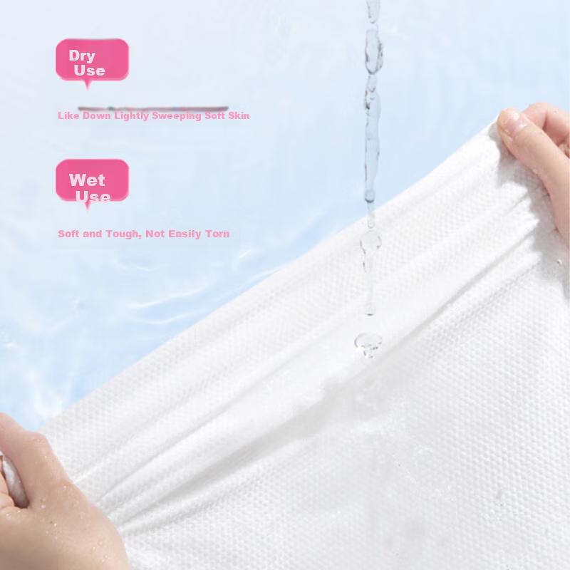 LEXON Disposable Bath Towel Travel Pack, Thick Large Bath Towel Face Towel, 5-Pack