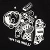 Vans X Space Molly Удобная Универсальная Модная Футболка с Принтом и Коротким Рукавом Унисекс Топы VN000RA7BLK1
