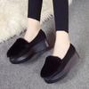 Plush and thickened fluffy shoes for women's autumn and winter new warm women's cotton shoes flat-soled outer wear soft-soled comfortable Doudou shoes
