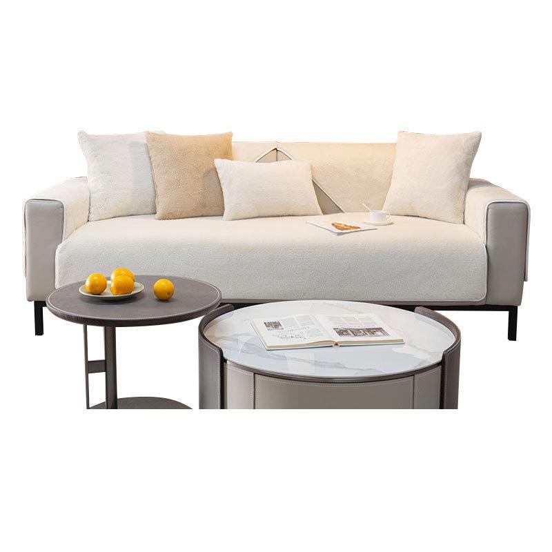 Пушистая зимняя плюшевая подушка для дивана, полностью покрытая тканью, чехол для дивана, элитная подушка