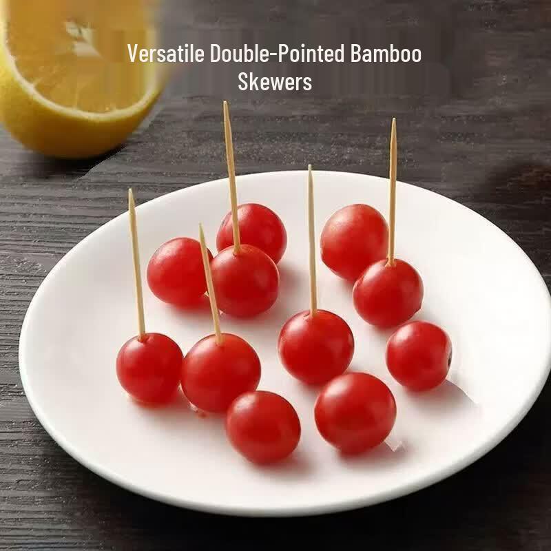 Mr. Corn Double-Pointed Bamboo Toothpicks