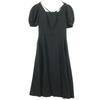Beauty Products Maison De Lyla Short Sleeve Long Dress Black Open Back Women Used