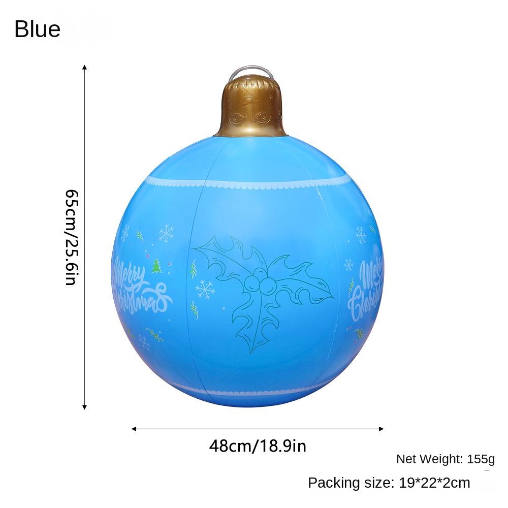 ПВХ Надувной Рождественский Шар Садовое Украшение Фонарный Шар Рождественские Принадлежности Игрушка Атмосферный Шар