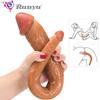 Double Head Dildo Realistic Longer Penis Anal Vaginal Stimulator Sex Toys