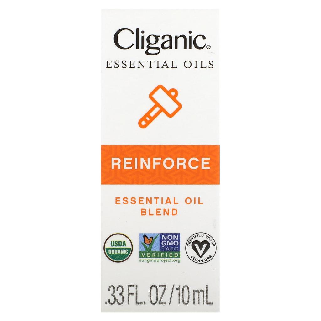 Cliganic Essential Oil Blend, Reinforce, 0.33 Fl Oz (10 Ml)