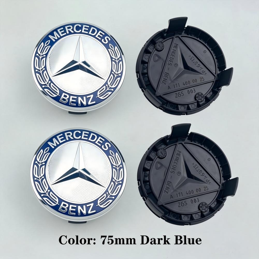 2026 New 20pcs 75MM Car Wheel Center Hub Caps Covers For Mercedes Benz A B C S Class GLA CLA GLC W176 W221 W204 W205 DS1 QQ62