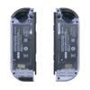 eXtremeRate Handheld Controller Shell Case Key for Switch Clear Housing for Switch OLED with Full Set Buttons (direction Version) Joy-Con, [Glacier