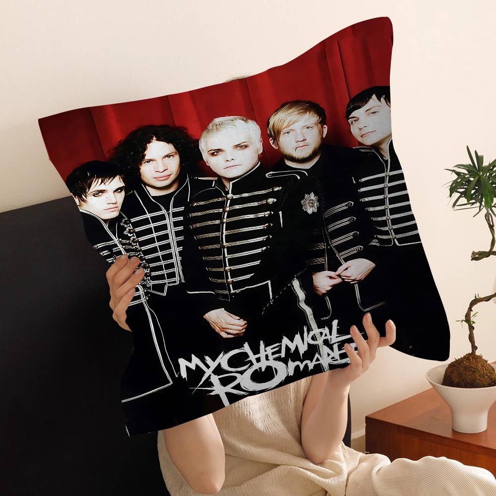 Популярная рок-группа My C-Chemical Romance Подушка Подарок Декор для дома и офиса Подушка для спальни Дивана Автомобиля Наволочка