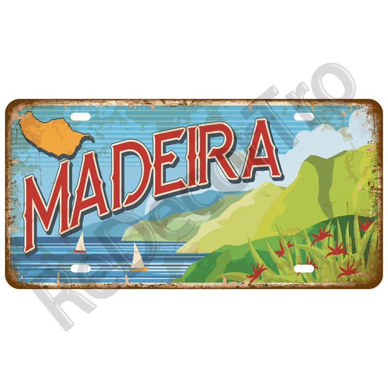 Famous City Art Plate Poster Metal Sign Vintage Home Decor Retro Metal Tin Signs Pub Club Bar Car Garage Wall Art Home Decor