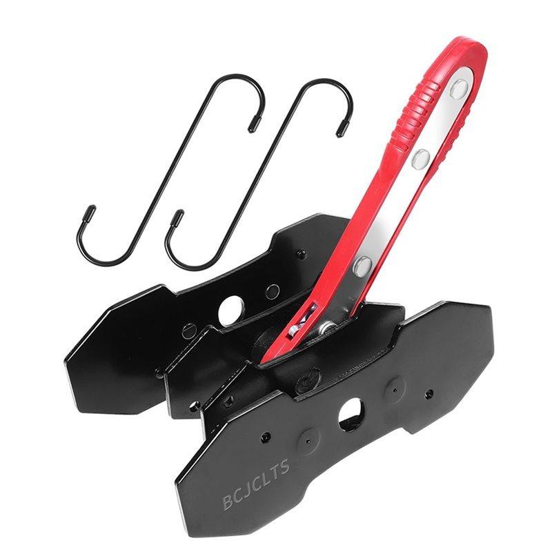 Brake Caliper Piston Compressor Tool, Brake Caliper Compression Tool Kit With 2 Hooks, Large Red Disc Brake Repair
