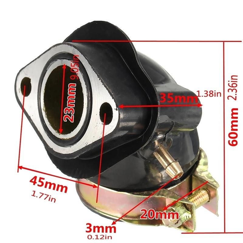 Резиновый набор зажимов для впускного коллектора карбюратора 157QMJ 152QMI для скутера, мопеда, квадроцикла, багги с двигателем GY6 125cc 150cc