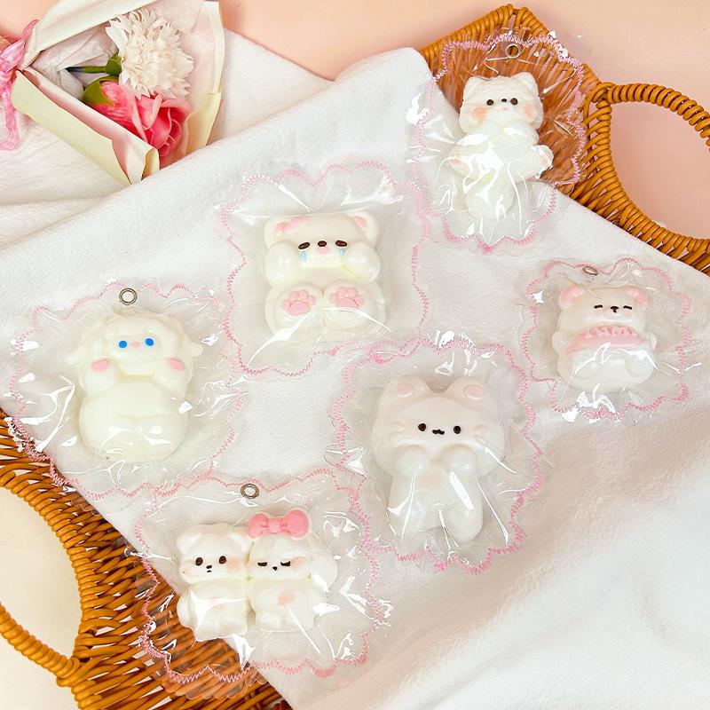 New Year's Squishy Toy Food-Grade Silicone Creamy Clay Small Animal Stress Relief Squishy Toy Slow Rebound Toy