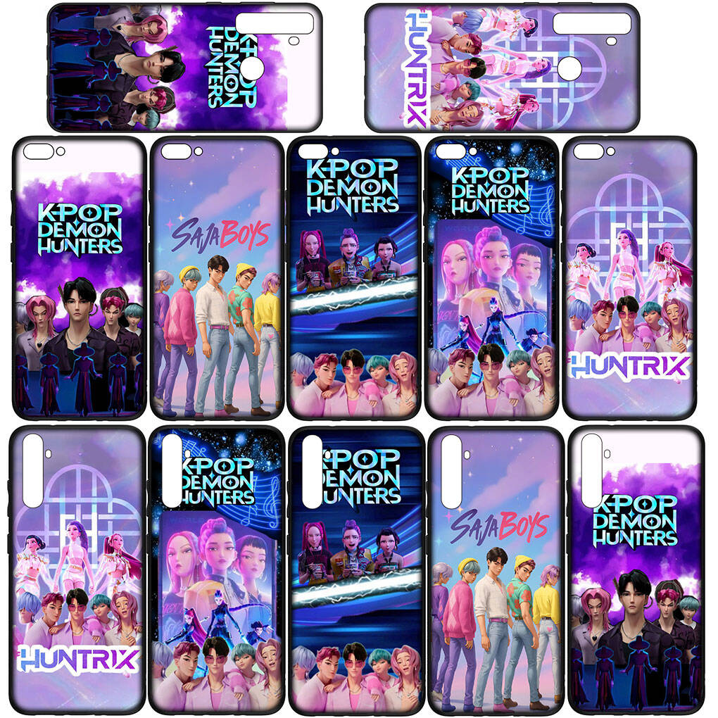 Phone Case for Samsung Galaxy S25 S23 S22 S24 Ultra FE A05 A06 A15 A16 A36 A37 A35 A54 A55 A56 A57 A25 A26 A53 A17 Jinu KPop Saja Demons Hunters Boys