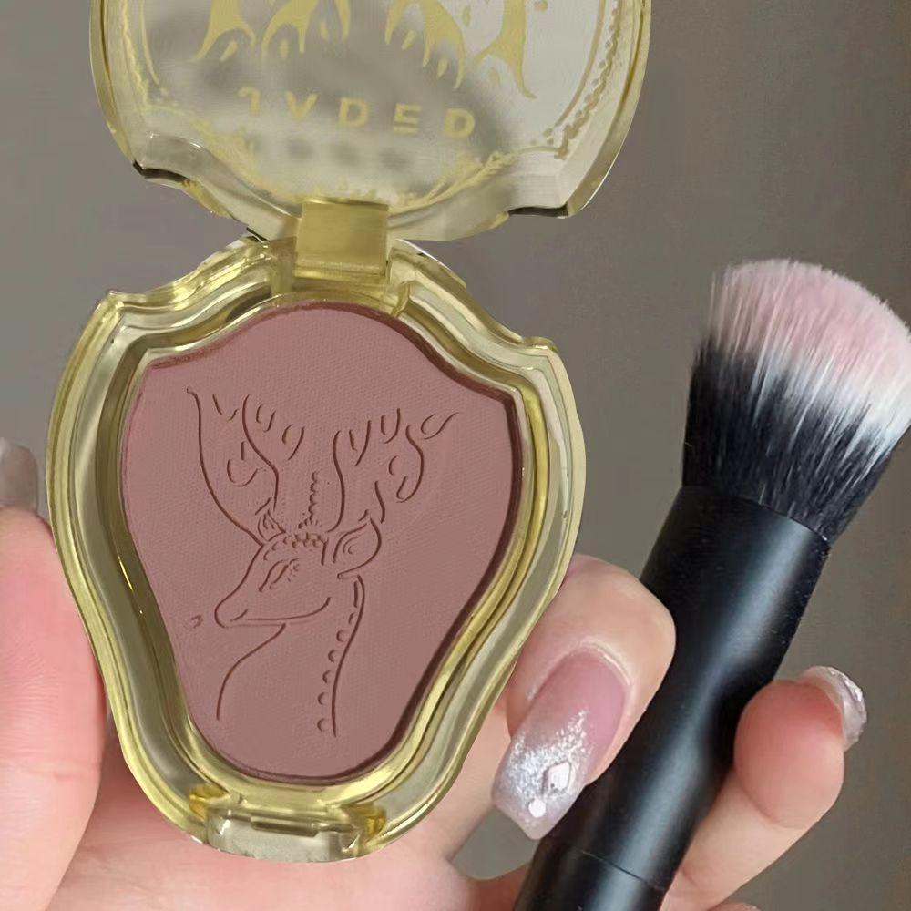Монохромные румяна Pure Wind Natural Nude Makeup Matte Fine Flash Стойкий Стойкий макияж Водостойкие румяна Deer Blush Plate Женский макияж