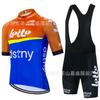 Tour de France Lotto Team Edition Cycling Suit Short Sleeve Set Quick Drying Breathable Sweat Absorbing
