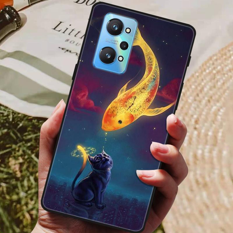 Чехол для Realme Q5 Pro Мягкий силиконовый задний чехол из ТПУ для чехлов телефона Realme Q5 RealmeQ5 Pro Q 5 Защитный модный чехол