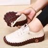 Fashion Fashion Women's Sneakers Loafers Pu Leather Oxford Soft Sole Flats Casual Ladies Non-Slip Comfortable Mother Shoes Mujer Zapatos