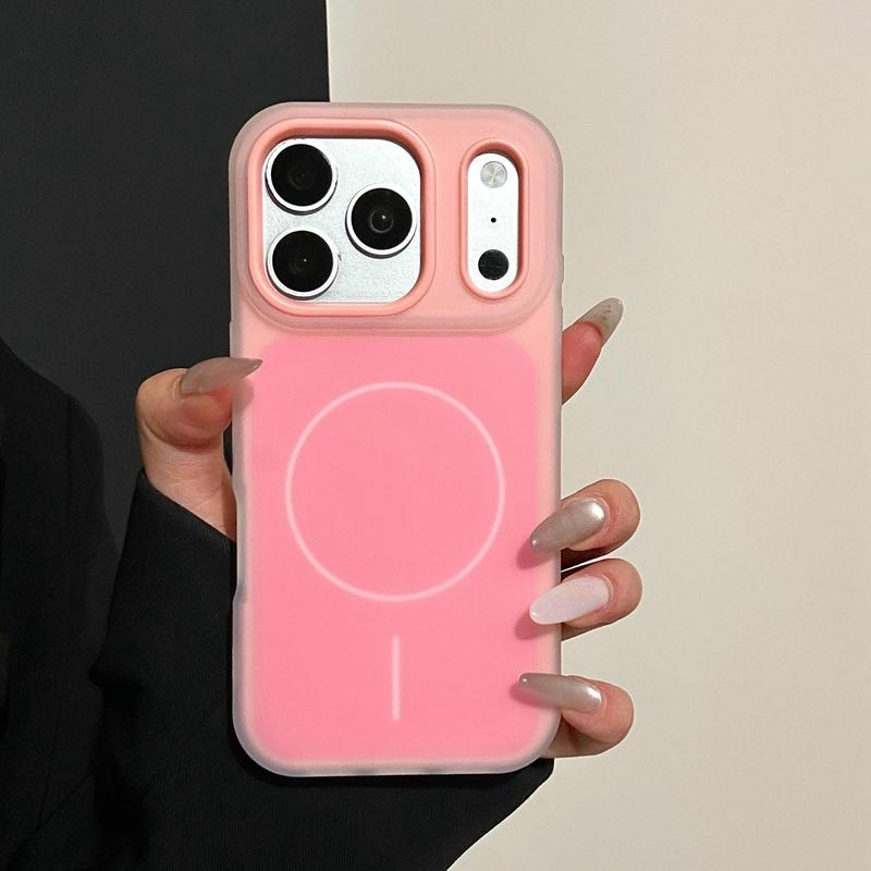 Luxury Magnetic Candy Jelly Color Phone Case For 11 12 13 14 15 16 17 Pro Max Plus Magsafe Bumper Matte Back Cases Cover