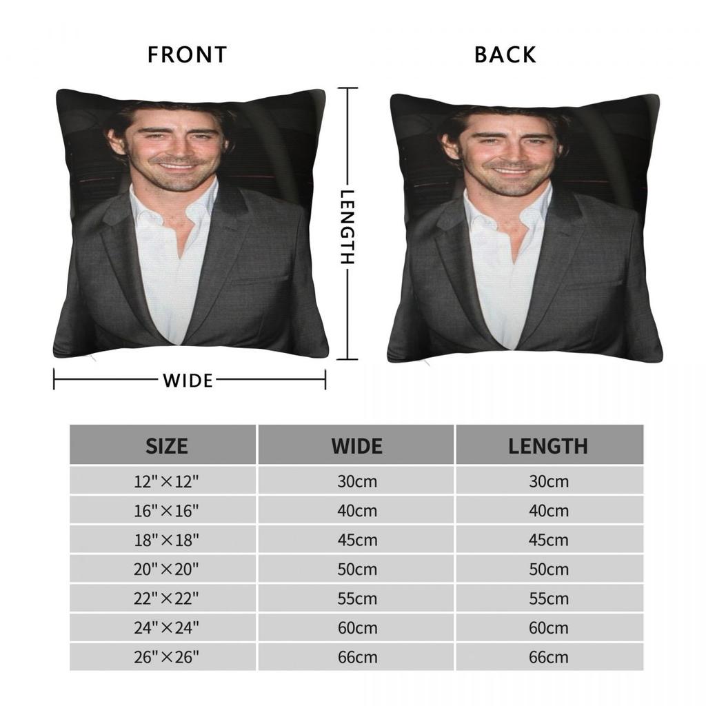 Living Room Decorations Lee Pace Actor Fan Gift Pillowcases Merch Pillow Cover Zipper Multi-Size