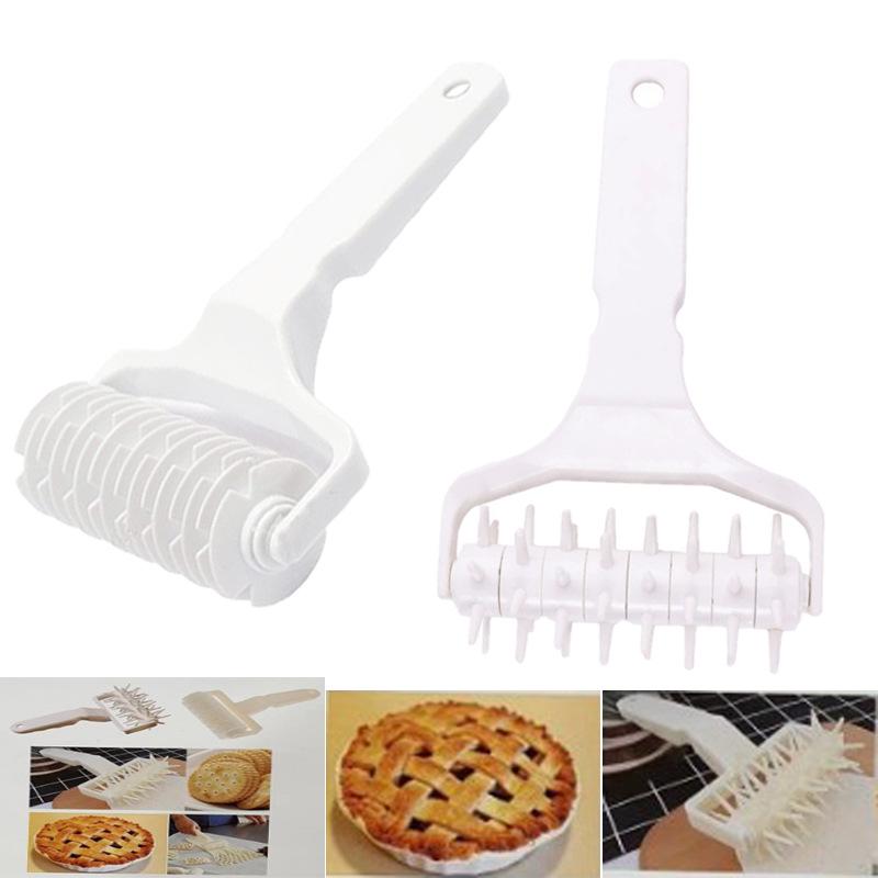 Plastic Lattice Dough Roller Cutter for Baking and Cake Molds