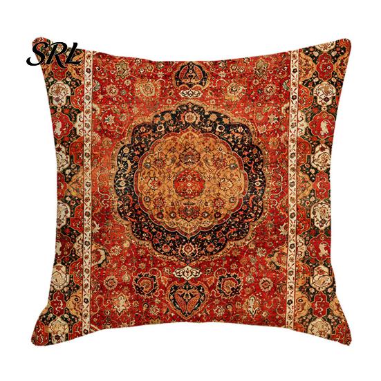 Hidden Zipper Pillowcase Boho Throw Pillow Covers, 18 x Inch Bohemia Case Ethnic Style Cushion Case, Decorative for Sofa Couch Cover