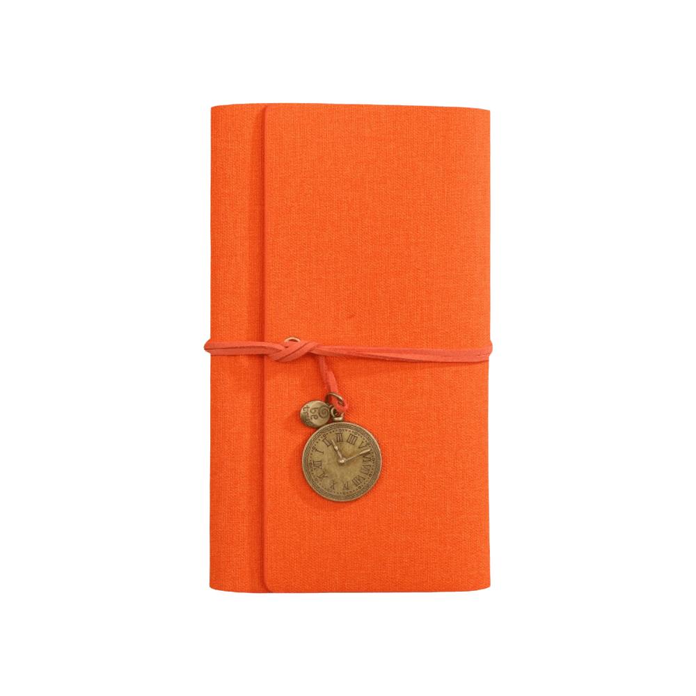 Retro Clock Pendant Loose Leaf Binder A6 Pocket Planner Stationery Journal Notebook Students