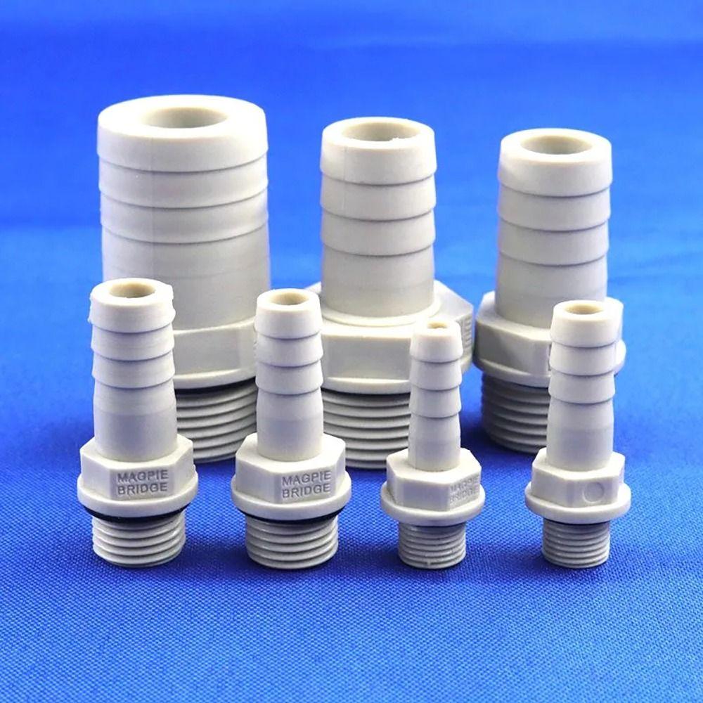 1 шт., пластиковый фитинг для шланга с зазубренным хвостом, 6/8/10/12 мм, адаптер для трубной муфты, новое соединительное соединение