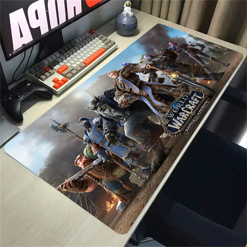 Natural Horde Alliance Mouse Pad Rubber Large Computer Desk Keyboard Mat HD World Of Warcraft Gaming Mousepad Speed Locking Edge
