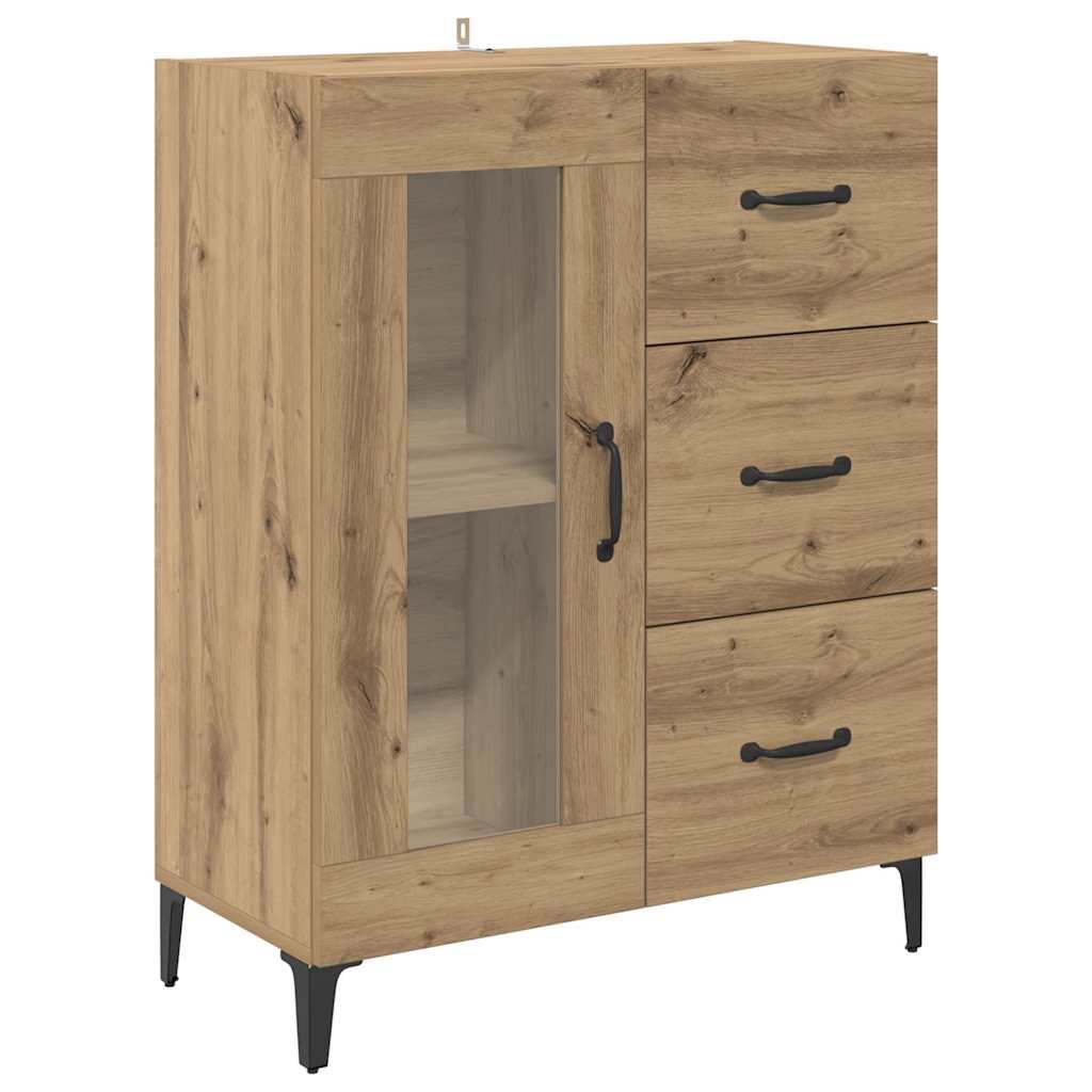 Высокий комод Artisan Oak 69,5 x 34 x 180 см Древесно-стружечная плита