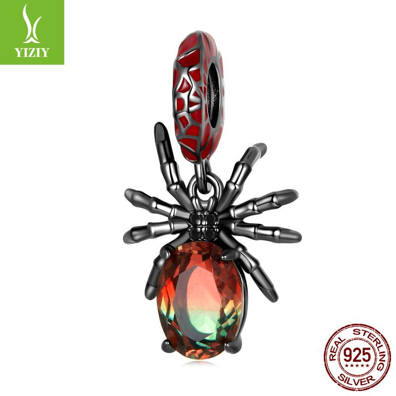 Halloween Bracelet Beaded 925 Silver, Diablo Festival Diy Bead Loose Bead Accessories