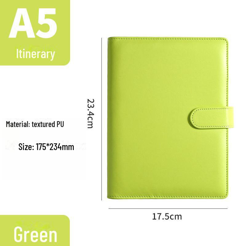 Красочные отрывные квадратные страницы для блокнота из ПВХ на английском языке на 2025 год