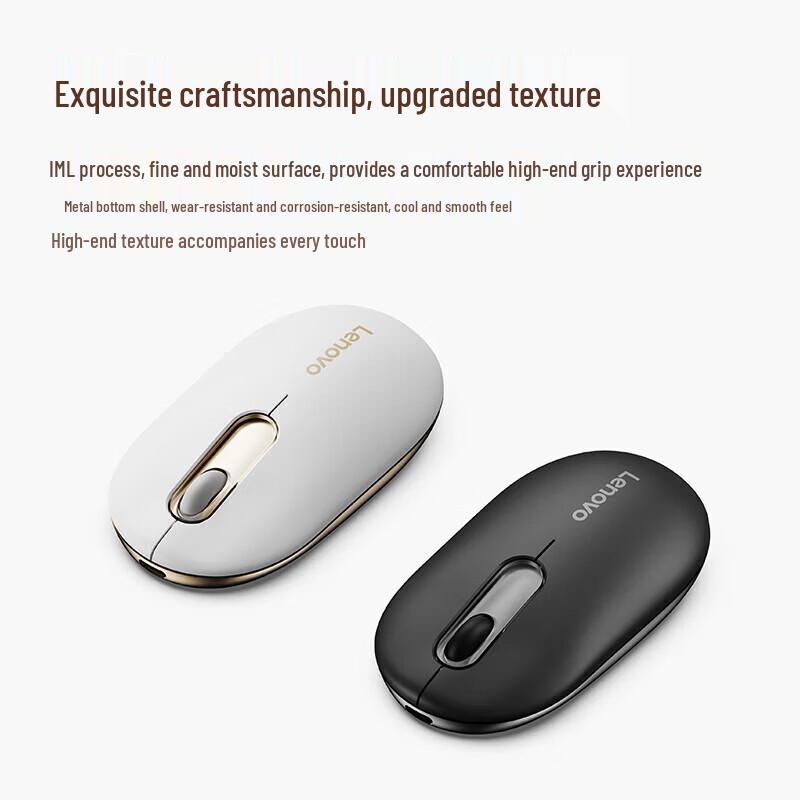 Lenovo Беспроводная Bluetooth-мышь-камень с двумя режимами