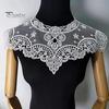 2 шт. вышитый воротник кружевная отделка аппликация женский ажурный вырез для DIY швейные принадлежности свадебное платье аксессуар костюм на Хэллоуин
