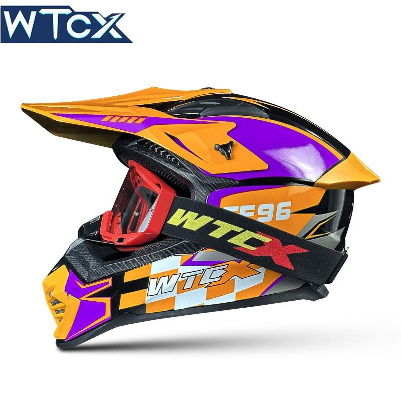 Off-Road Motorcycle Helmet Full Face DOT Certified Trail Enduro Dirt Bike Riding Men Women Ventilated ABS Shell