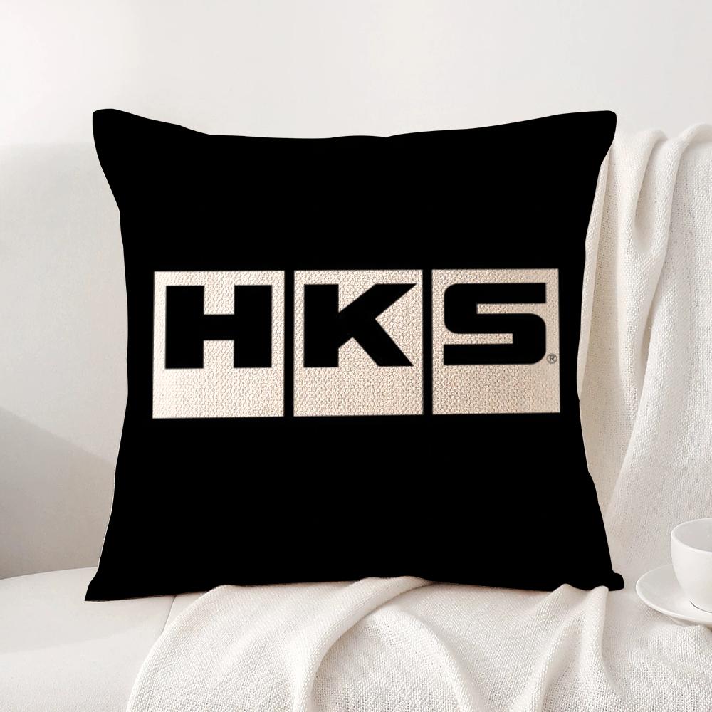Ретро Узор H-Hks Наволочка Летняя Прохлада Льняная Ткань Двусторонняя Печать Чехол на Подушку Диван Домашний Декор Подарок
