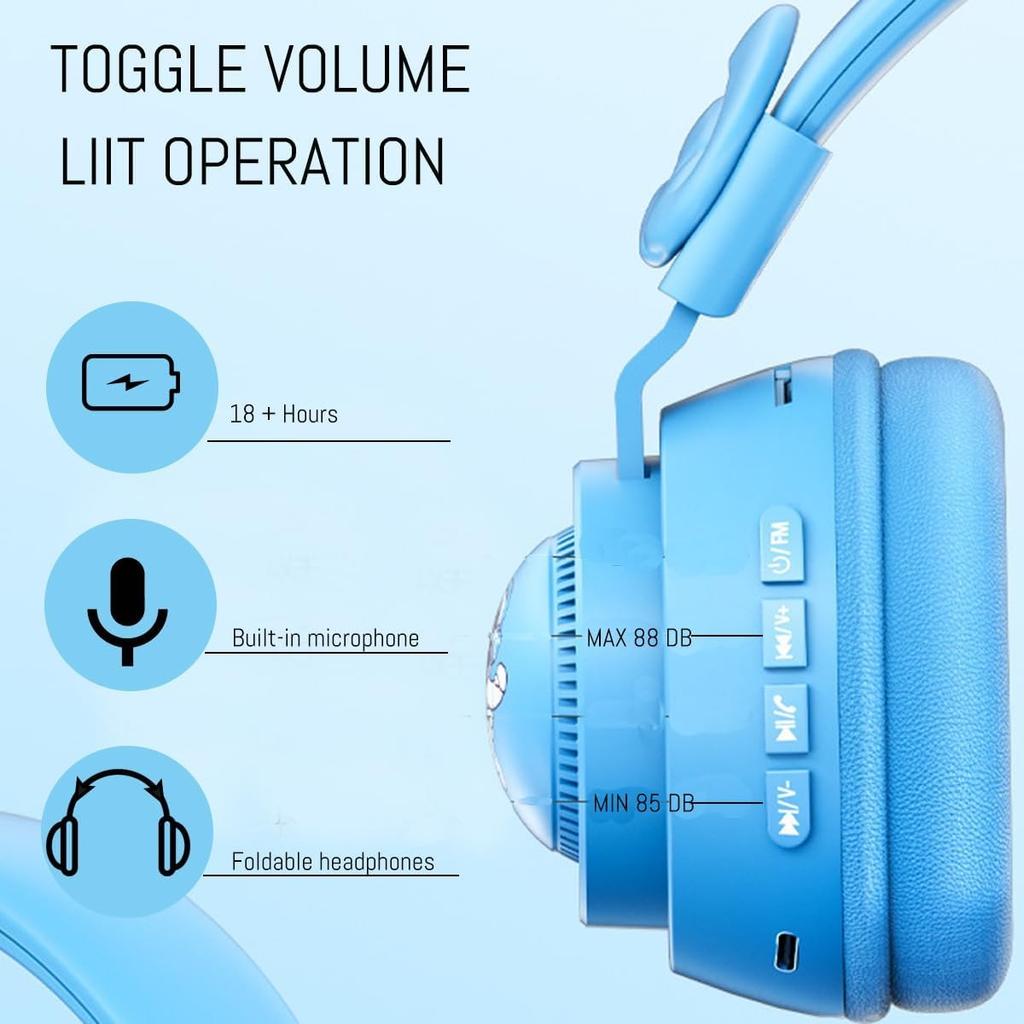 Беспроводные наушники, симпатичная гарнитура с кошачьими ушками и светодиодной подсветкой, шумоподавляющие игровые стереонаушники, модные Bluetooth (5.0) Ношение гарнитуры