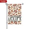 Colorlife Fall Football Garden Flag Outside, Welcome Autumn Maple Leaves Seasonal Yard Outdoor Flag