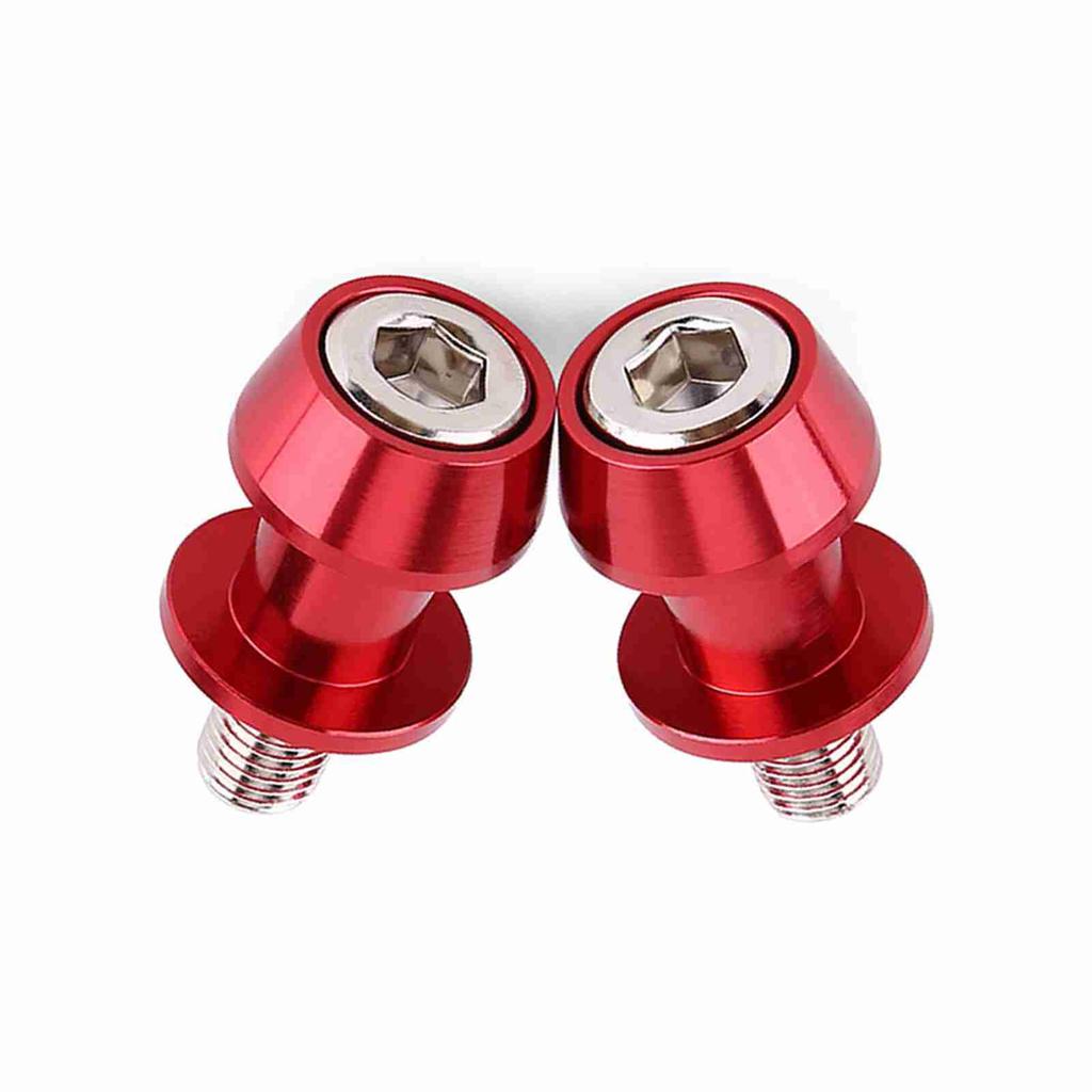 8 10mm Motorcycle CNC Aluminium Alloy Swing Arm Spool Sliders Stand Swingarm Bobbins