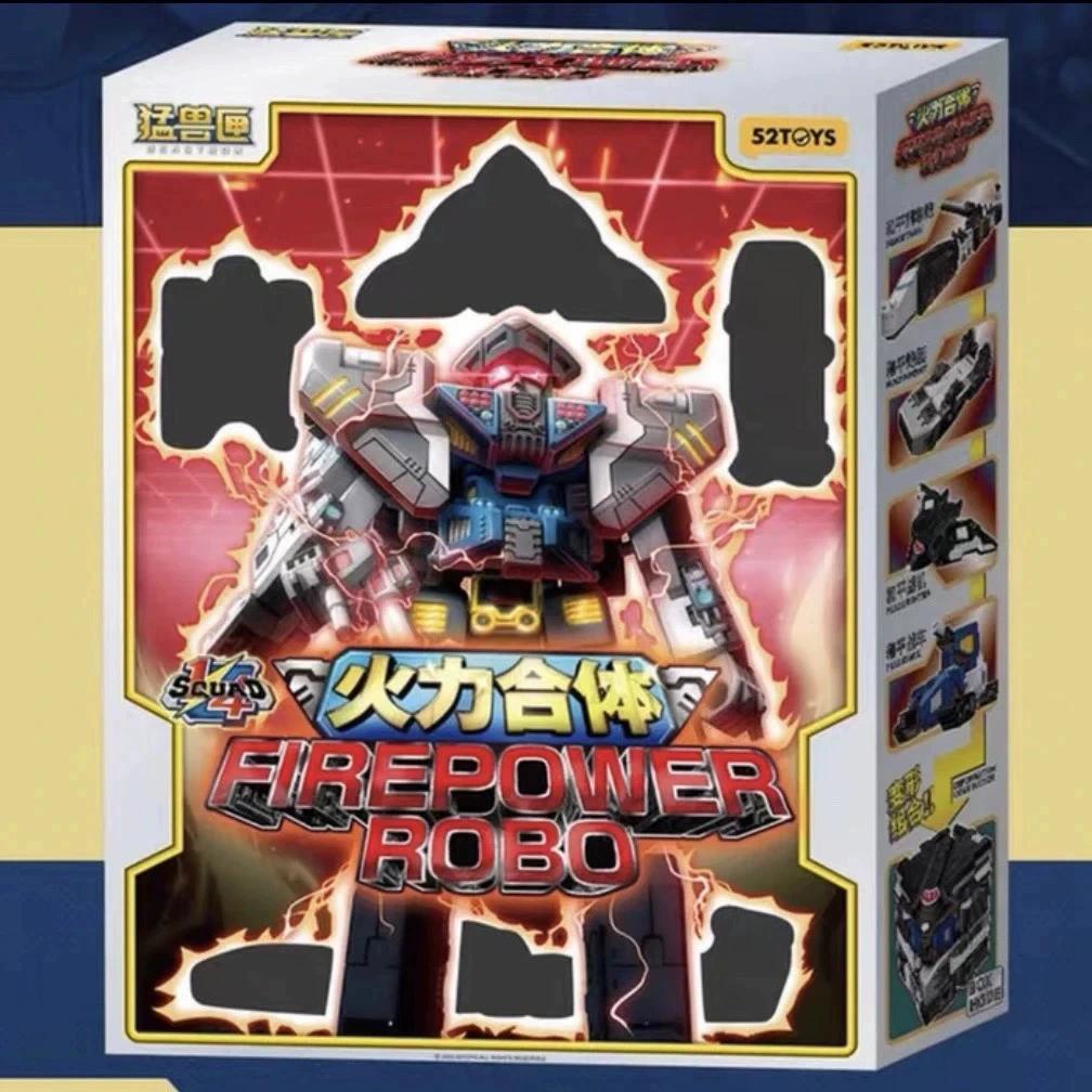 1/4 52TOYS Горячая Распродажа Beast Box Универсальная Серия Отряд Огневая Мощь Фьюжн Регулятор Истребитель Трансформация Игрушка Мех Праздничный Подарок