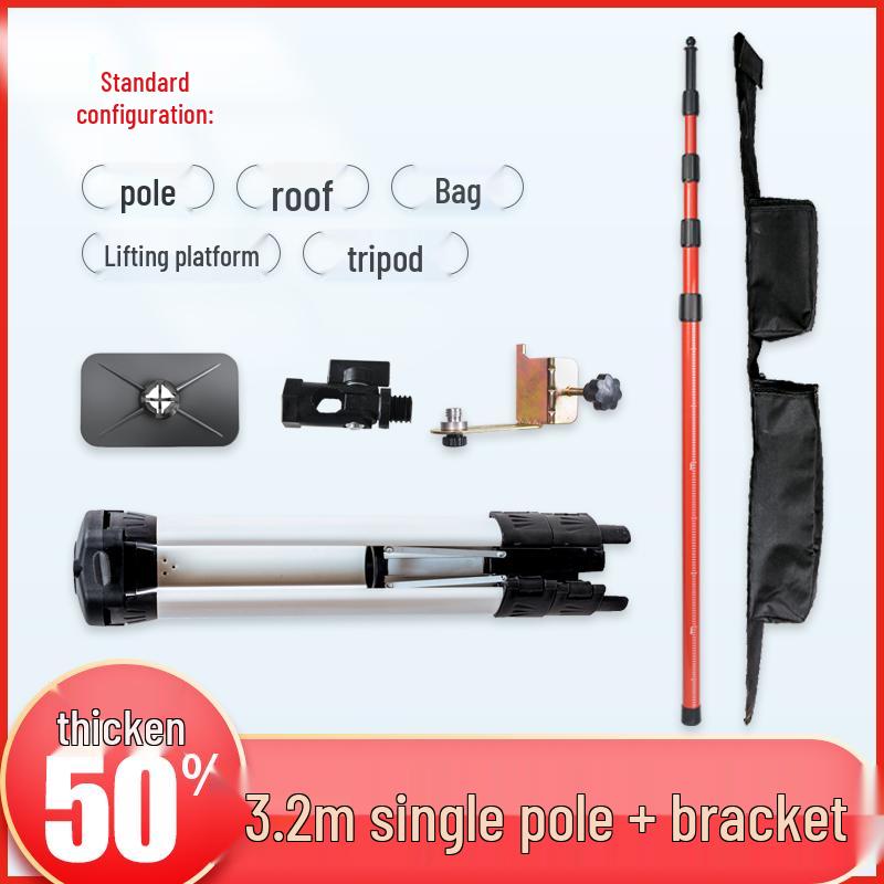 Adjustable Infrared Telescopic Tripod with Water Level Meter E18