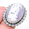 Dendrite Opal Gemstone 925 Silver Jewelry Ring Size 6