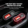 For Benz Car Seat Belt Buckle Anchor Socket Anti-collision Protect Cover Exclusive AMG SPRINTER V CLASS VIANO W124 W203 W204