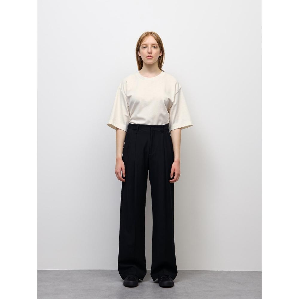 GU by Uniqlo Заправьте широкие брюки длинной длины